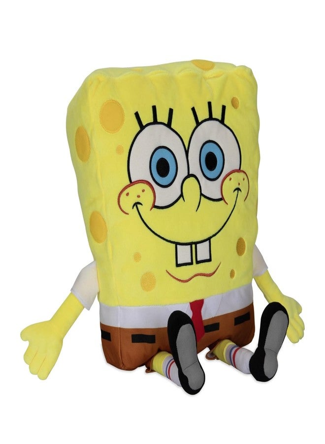 NoJo Spongebob Squarepants Plush Toddler Cuddle Pillow Soft Character for Kids Decorative for Travel, Playtime, Nursery Décor, Gifting, Daycare (Officially Licensed Product) - Image 1